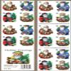 2001 VINTAGE OLD WORLD SANTAS #3540d Booklet of 20 x 34 cents US Postage Stamps view 1