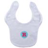Hudson Baby Personalized Initial Bib- R, Girl, Pink view 1