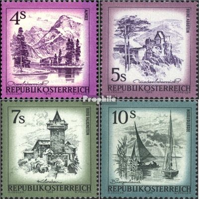 Austria 1430-1433 (Complete.Issue.) unmounted Mint/Never hinged ** MNH 1973 Beautiful Austria (Stamps for Collectors)