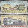 Czechoslovakia 1806-1807 (Complete.Issue.) unmounted Mint/Never hinged ** MNH 1968 Railway (Stamps for Collectors) Trains/Railway/funicular view 1