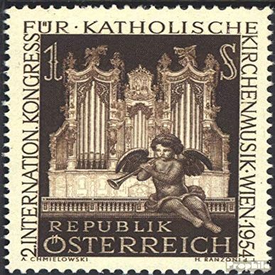 Austria 1008 (Complete.Issue.) unmounted Mint/Never hinged ** MNH 1954 Catholic Sacred Music (Stamps for Collectors) Music/Dance