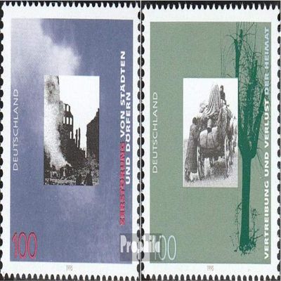 FRD (FR.Germany) 1794-1795 (Complete.Issue) unmounted Mint/Never hinged ** MNH 1995 End War (Stamps for Collectors) Military/Knight