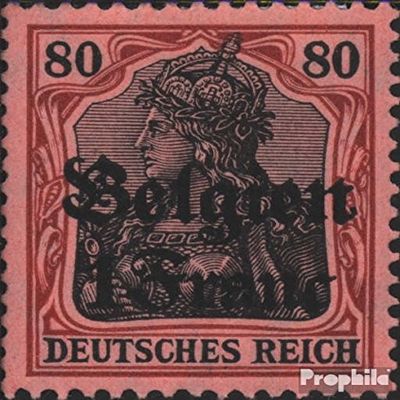 German. Country Post in Belgium 7 1914 Germania (Stamps for Collectors)