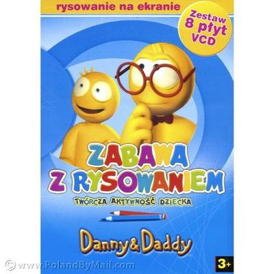 POLART Danny & Daddy Animated Cartoon: Fun with Drawing 8 VCD Set