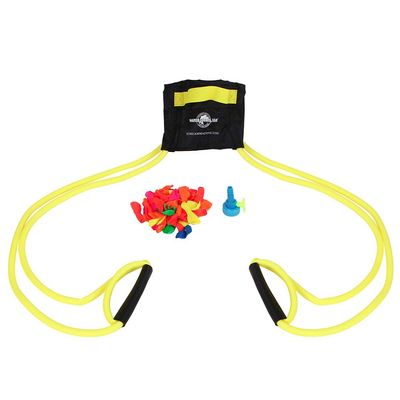 Water Sports 3-Person Water Balloon Launcher Sling Shot Kit (Color May Vary), Youth