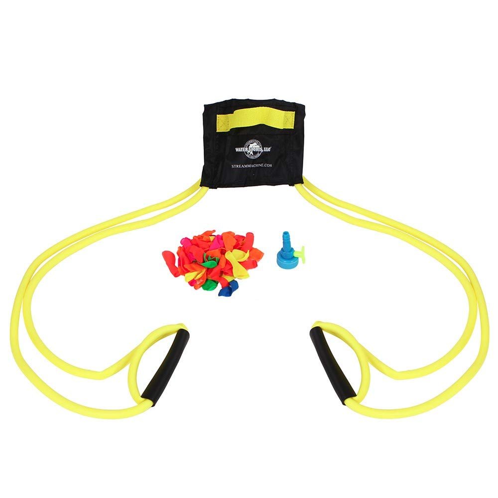 Water Sports 3-Person Water Balloon Launcher Sling Shot Kit (Color May Vary), Youth