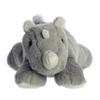 Aurora Adorable Mini Flopsie Rhino Stuffed Animal - Mini Companions Ready for Playful Adventures - for Kids All Ages, Toddlers, Adults, and Families - Gray 8 Inches view 2