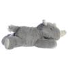 Aurora Adorable Mini Flopsie Rhino Stuffed Animal - Mini Companions Ready for Playful Adventures - for Kids All Ages, Toddlers, Adults, and Families - Gray 8 Inches view 3