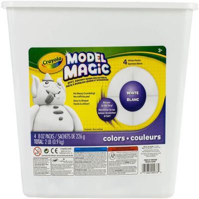 Crayola Model Magic 2lb Tub White 57-4400; 2 Items/Order