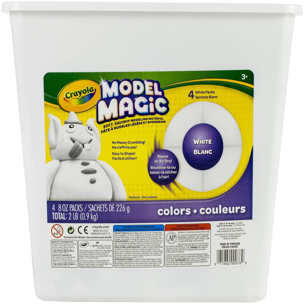 Crayola Model Magic 2lb Tub White 57-4400; 2 Items/Order