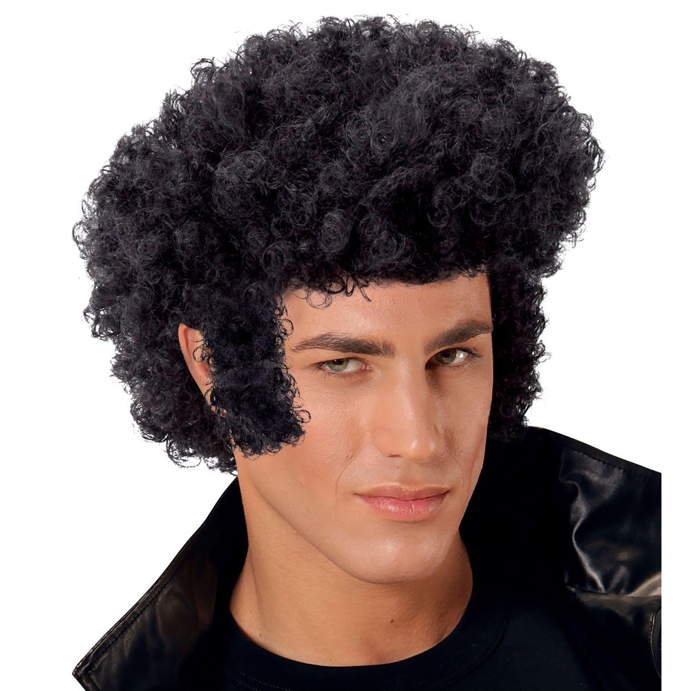 Widmann Pe368/Noir Fonzi Rocker Banana Wig Black