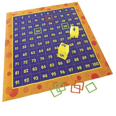 Learning Resources Hundred Activity Mat - Classroom Must Haves, Homeschool , Ages 5+
