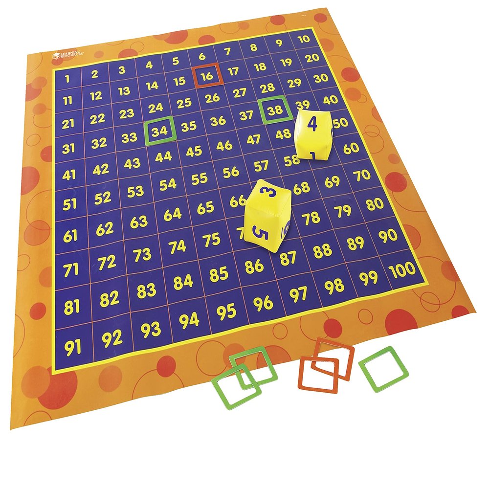 Learning Resources Hundred Activity Mat - Classroom Must Haves, Homeschool , Ages 5+