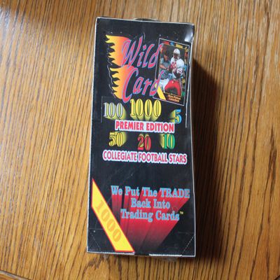 1991 Wildcard Hobby Football Box - 36P