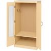 Constructive Playthings Wooden Double Door Dress Up Cupboard with Mirror, Hooks and Storage, Fully Assembled view 2