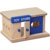 Consecutive Playthings Hospital, Restaurant and Toy & Grocery Stores Wooden Play Buildings and Wooden Ambulance for Ages 3 Years and Up view 3