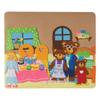 Constructive Playthings Classic Stories Felt Board Story Sets, Flannel Board for Preschool Learning Activities, With Three Little Pigs, Goldilocks, Red Riding Hook, Red Hen and Gingerbread Boy, 3+ view 4