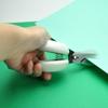 HARAC Adapted Safety Scissors - Tabletop Scissors for Toddlers, Kids, Seniors, Special Needs, and Injury Recovery - Spring Loaded Ambidextrous Handle, Non-Stick Blade, Made in Japan, Green view 4