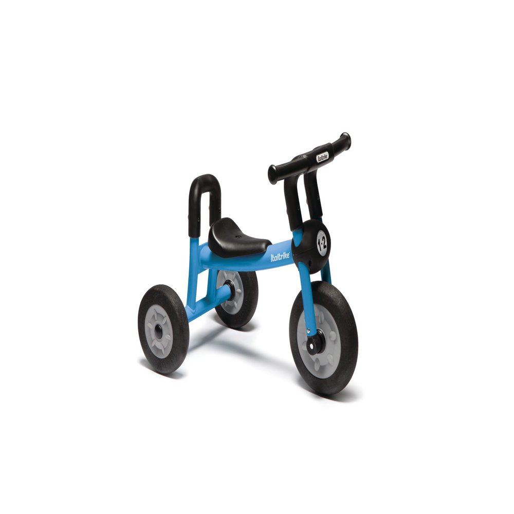 Italtrike Pilot Tricycle Outdoor Balance Bike for Toddlers and Kids, Ages 1-2, Blue
