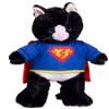 Super Bear T-Shirt with Cape Teddy Bear Clothes Fits Most 8" - 10" Stuffed Animals view 2