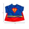Super Bear T-Shirt with Cape Teddy Bear Clothes Fits Most 8" - 10" Stuffed Animals view 4