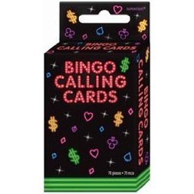 Amscan Bingo Calling Cards 72/Pkg-