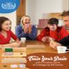 WE Games Wooden Cribbage Board Game Set, Continuous 3 Track for 2-3 Players, Travel Cribbage Board with Card Storage, Includes 9 Metal Pegs & Deck of Cards, Card Games, Classic Board Games for Adults view 2