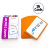 BAZIC Colors Preschool Flash Card, 36 Per Pack view 2