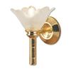 Miniature Frosted Flower Wall Sconce sold at Miniatures view 1