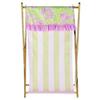 Bacati - Flower Basket Pink/Green Hamper view 1