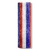 Beistle 8' x 12" 1-Ply Flame Resistant Gleam 'N Column, Red/White/Blue (50515-RWB) view 1