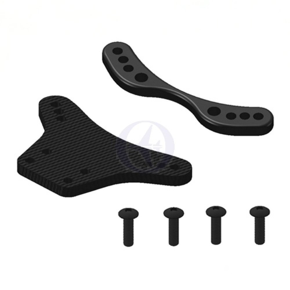 PD7957-1 Shock Tower Front Carbon Fiber TA SC