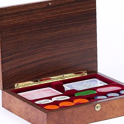 Bello Games Collezioni - Carmela Poker Chips and Card Set from Italy