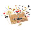 Bigjigs Toys, Deluxe Pin-a-Shape (Construction), Tap Tap Art Board Set view 1