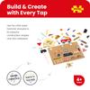 Bigjigs Toys, Deluxe Pin-a-Shape (Construction), Tap Tap Art Board Set view 2