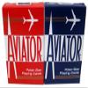 12 Decks Aviator Cards Red/Blue - Poker Size, Regular Index view 1