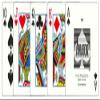 12 Decks Aviator Cards Red/Blue - Poker Size, Regular Index view 2