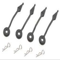 Integy Secured Body Clip (4) with Top Protection Cushion for 1/10 Scale