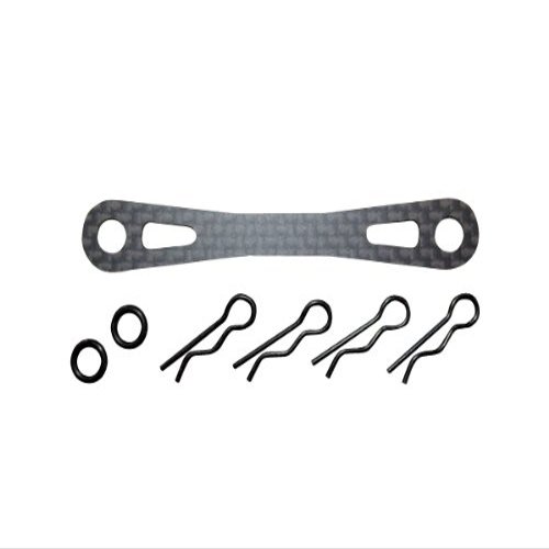 Square Carbon Body Mount Support (TT-01) STD-14