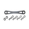 Square Carbon Body Mount Support (TT-01) STD-14 view 1