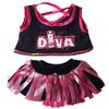 Diva Girl Outfit Teddy Bear Clothes Fit 14" - 18" Build-a-bear and Make Your Own Stuffed Animals view 2