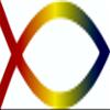 carstyling XXL Sticker Christ Fish Coloured Dimension 120 x 50 mm view 1