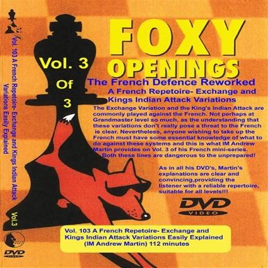 The French Defense Reworked, Vol. 3 - Chess Opening DVD