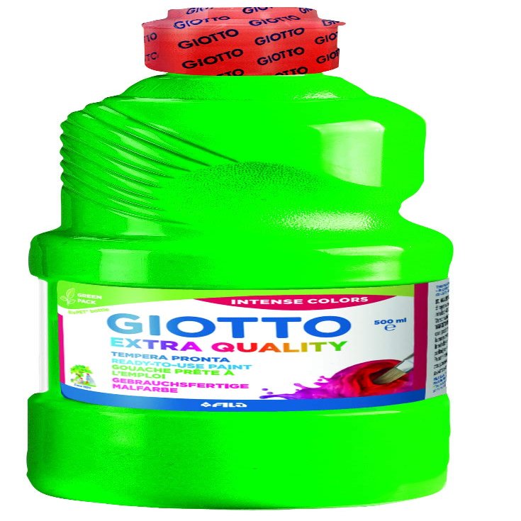 Fila 532812 Pot Tempera 500 ml, Green, 1 Unit