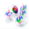 Fun Express - Plastic Swirl Spin Top - Value Toys - 12 Pieces view 2