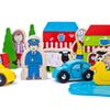 Bigjigs Rail Trackside Accessory Set - Wooden Train Set Accessories Multicoloured view 2