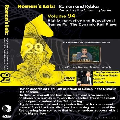 Highly Instructive and Educational Games in The Dynamic Reti Chess Opening - Chess DVD