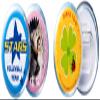Sanwa Supply JP-STB16-4 Handmade Badge Kit (Round, Set of 4) view 1