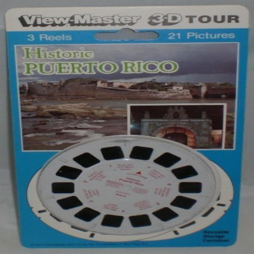 Historic Puerto Rico View-Master 3 Reel Set - 21 3D Images