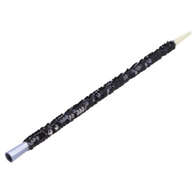 Bristol Novelty Long Sequin Cig Holder, One Size, Black